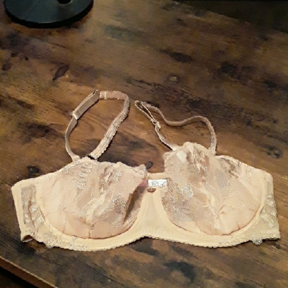 Nwot 38d Sofia Intimates By Sofia Vergara Gold Be… - image 1